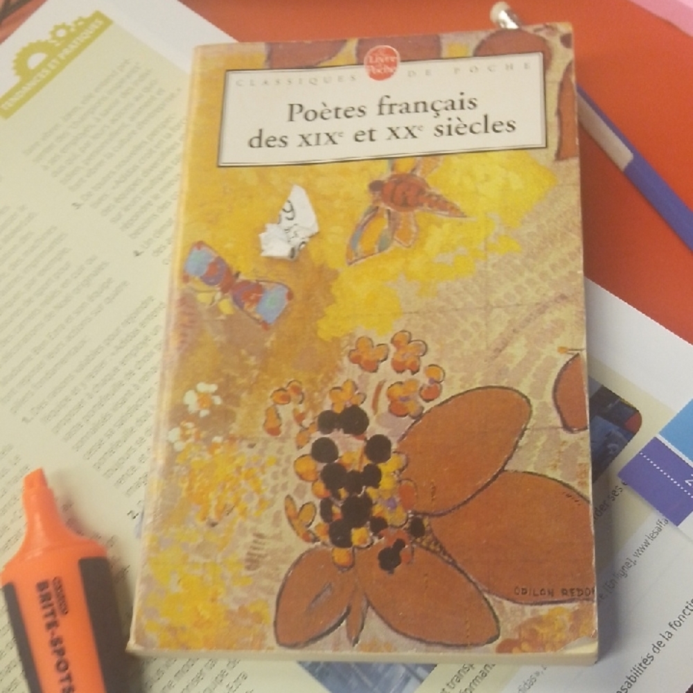 Poètes français des XIXe et XXe siècles - papier est présentement sélectionné